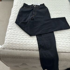 NWT high rise dad Jean raw hem